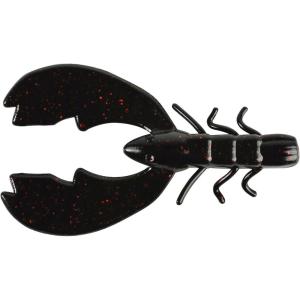 Berkley Chigger Craw PowerBait | 4in | 10cm | Model #PBBCHC4-BLR(Black Red Fleck)