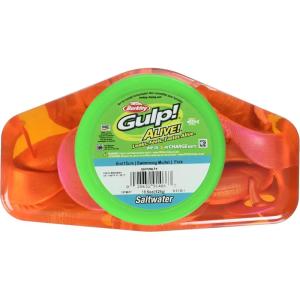 Berkley Gulp! Alive! Swimming Mullet Saltwater Fishing Soft Bait(Pink)