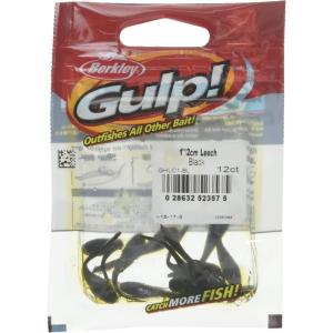 Berkley Gulp!® Leech, 1″, Black