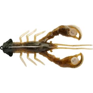 Berkley PowerBait Clatter Craw Fishing Soft Bait(Green Pumpkin Crème)