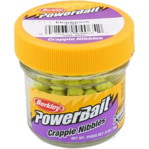 Berkley PowerBait Crappie Nibbles Dough Fishing Bait(Chartreuse)
