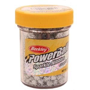 Berkley PowerBait Crappie Nibbles Dough Fishing Bait(Platinum – Sparkle)