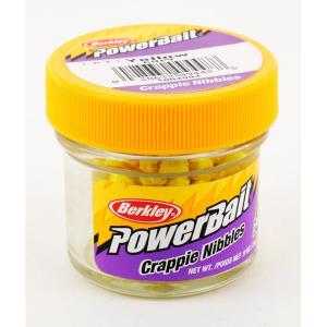 Berkley PowerBait Crappie Nibbles Dough Fishing Bait(Yellow)