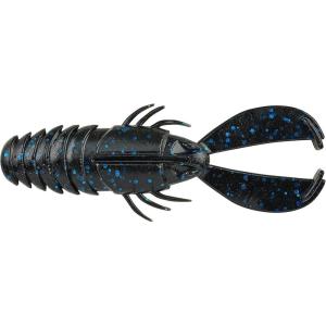 Berkley PowerBait Crash Craw Fishing Soft Bait(Black Blue Fleck)