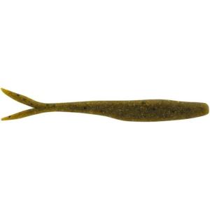 Berkley PowerBait MaxScent Flatnose Minnow Fishing Soft Bait(Green Pumpkin)