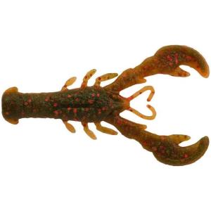 Berkley PowerBait MaxScent Lil’ Super Trooper Fishing Soft Bait(Watermelon Copper/Orange w/Red)