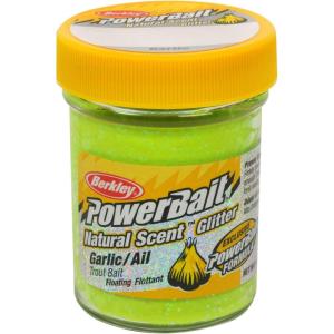 Berkley PowerBait Natural Glitter Trout Fishing Dough Bait(Chartreuse)
