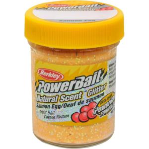 Berkley PowerBait Natural Glitter Trout Fishing Dough Bait(Salmon Peach)