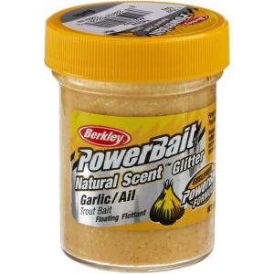 Berkley PowerBait Natural Glitter Trout Fishing Dough Bait(Yellow)