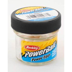 Berkley PowerBait Power Eggs Floating Magnum Fishing Soft Bait(Fluorescent White – Original Scent)