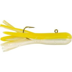 Berkley PowerBait Pre-Rigged Atomic Tubes Fishing Soft Bait(Yellow Back)