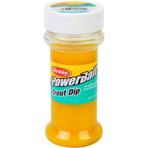 Berkley PowerBait Trout Dip PowerBait® with Corn 5 oz Bottle, Unique Dipping System, Irresistible Scent & Flavor, Ideal for Rainbow, Brown, Lake Trout, and More
