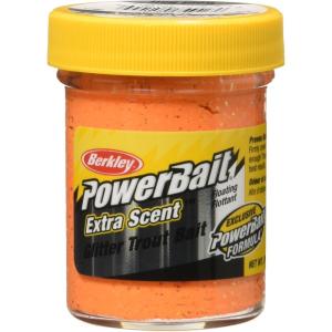 Berkley PowerBait Trout Fishing Dough Bait(Fluorescent Orange)