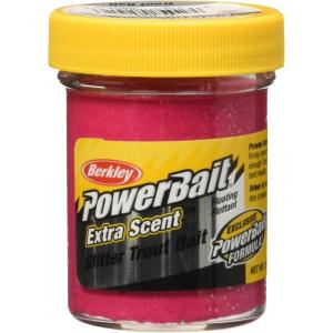 Berkley PowerBait Trout Fishing Dough Bait(Fluorescent Red)