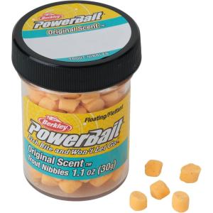 Berkley PowerBait Trout Nibbles Fishing Dough Bait(Peach)