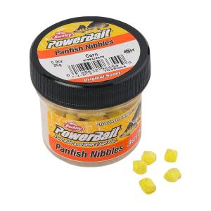 Berkley Powerbait Chroma-Glow Panfish Nibbles Fishing Soft Bait(Corn)