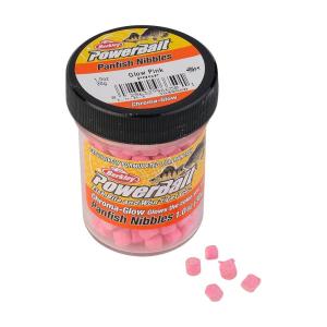 Berkley Powerbait Chroma-Glow Panfish Nibbles Fishing Soft Bait(Glow Pink)