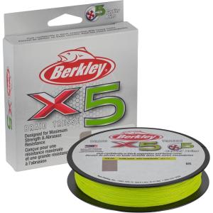 Berkley x5 Braid Fishing Line(Flame Green – NEW)