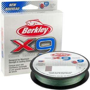 Berkley x9 Braid Fishing Line(Low-Vis Green)
