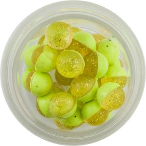 Power Clear Eggs Floating, Clear Green Purple-Pink/Garlic, 5 oz Small Jar- 1(Clear Gold-Chartreuse/Garlic)
