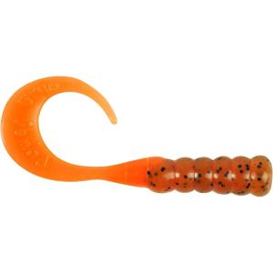 PowerBait Ribbontail Grubs(Pumpkinseed/Fluorescent Orange)