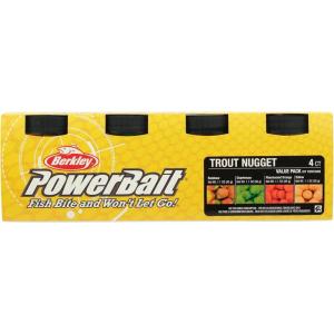 Berkley PowerBait Power Nuggets Fishing Dough Bait, Assorted Colors, Scent Dispersion Technology, Irresistible Scent and Flavor, Moldable and Easy to Use(Assorted)