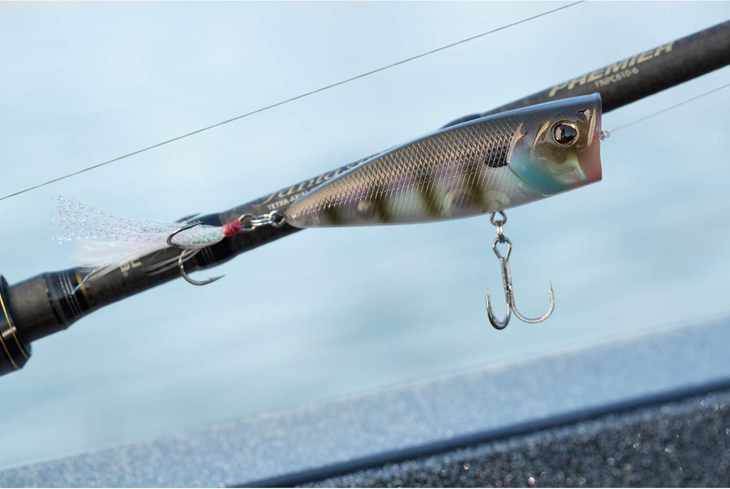 imageBerkley Bullet Pop Topwater Fishing Lure MF Frog 25 oz 70mm 275in Topwater Tail Weighted Design Tuned for Maximum Casting Distance Equipped with Fusion19 Hook