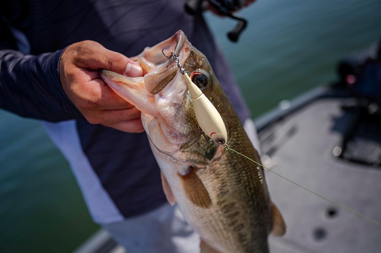 imageBerkley Choppo Topwater Fishing Lure Bone Size 90 Cupped Propeller Tail for Balance of Sound and Spray Equipped with Sharp Fusion19TM Hook