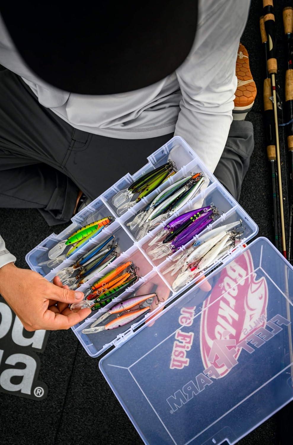 imageBerkley Flicker Minnow Fishing Lure Flashy Perch 13 oz 3 12in 9cm Crankbaits Realistic Minnow Profile Sharp Dive Curve Gets to Fish Quickly Equipped with Fusion19 Hook