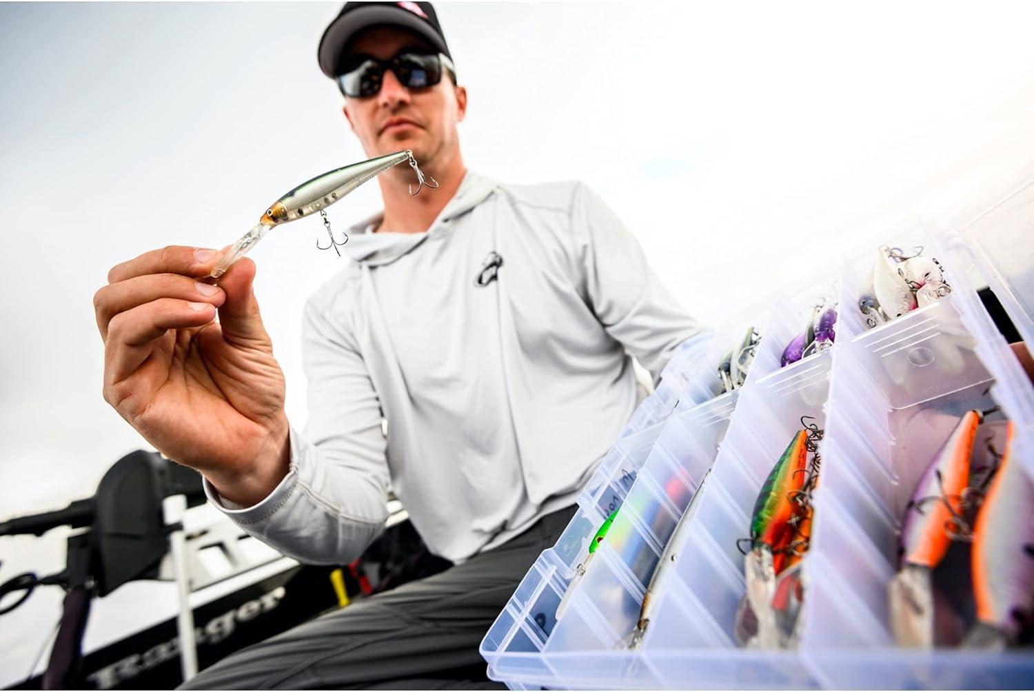 imageBerkley Flicker Minnow Fishing Lure Flashy Perch 13 oz 3 12in 9cm Crankbaits Realistic Minnow Profile Sharp Dive Curve Gets to Fish Quickly Equipped with Fusion19 Hook