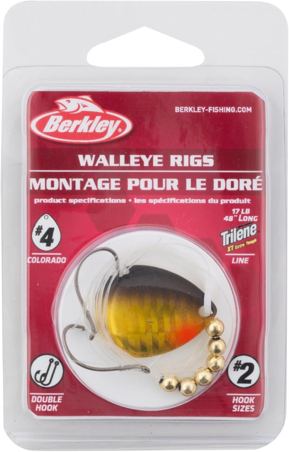 imageBerkley Walleye Mono Rigs ColoradoBlack Gold