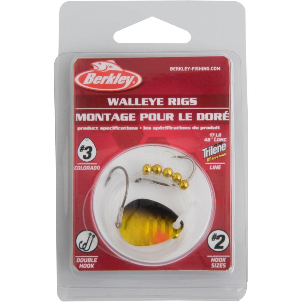 imageBerkley Walleye Mono Rigs ColoradoBlack Gold