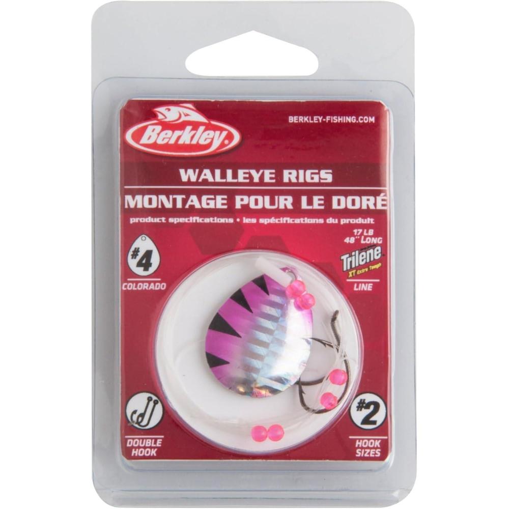imageBerkley Walleye Mono Rigs ColoradoPink