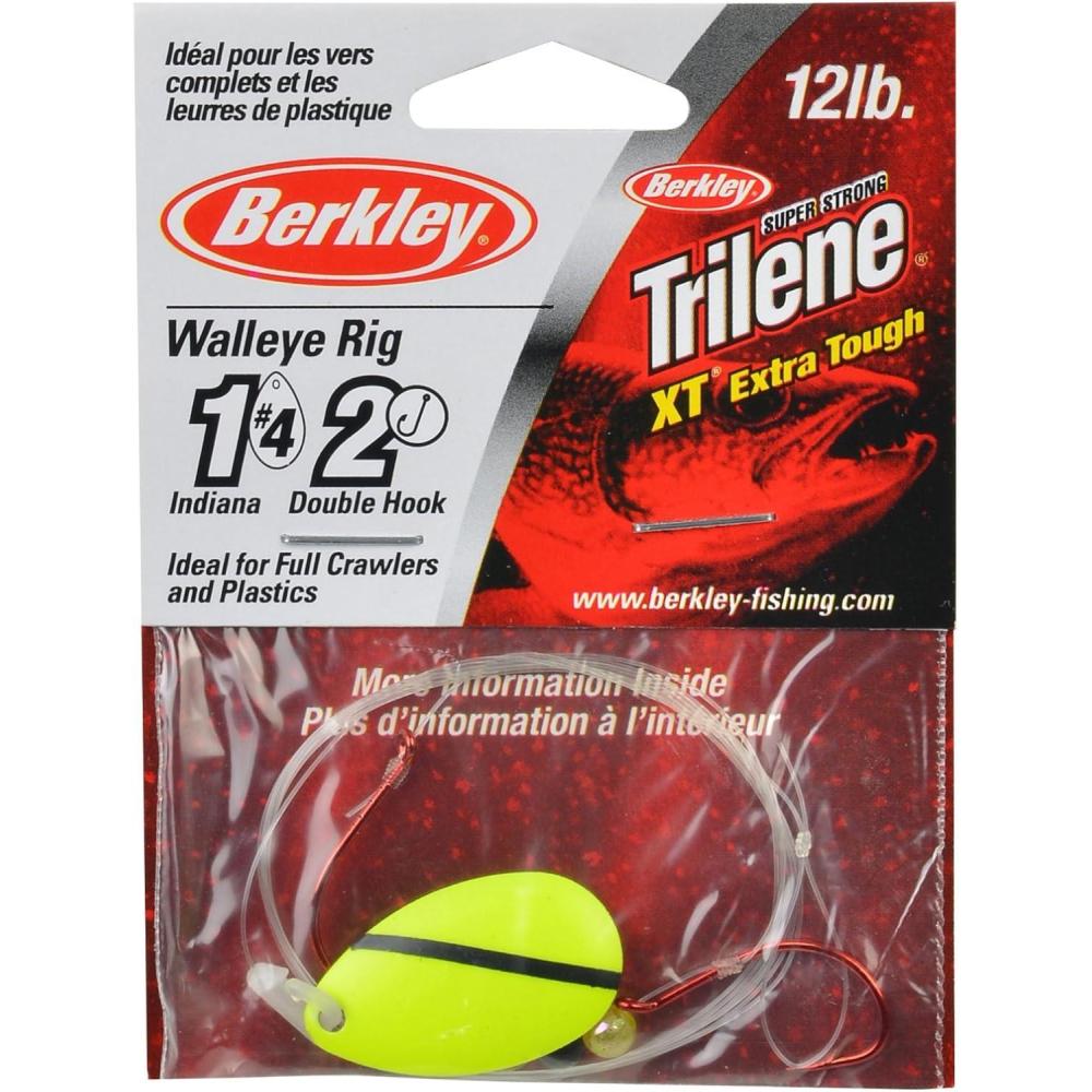 imageBerkley Walleye Mono Rigs IndianaChartreuseBlack Stripe