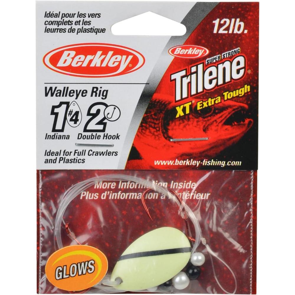 imageBerkley Walleye Mono Rigs IndianaFlorescent OrangeBlack Stripe