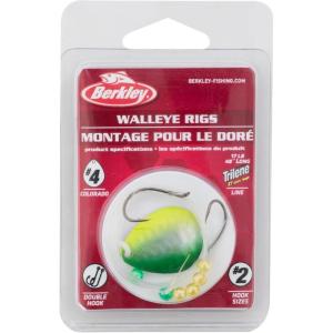 Berkley Walleye Mono Rigs – Colorado(Lime Chartreuse)