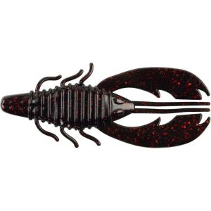 Berkley PowerBait Craw Fatty Fishing Soft Bait(Black Red Fleck)