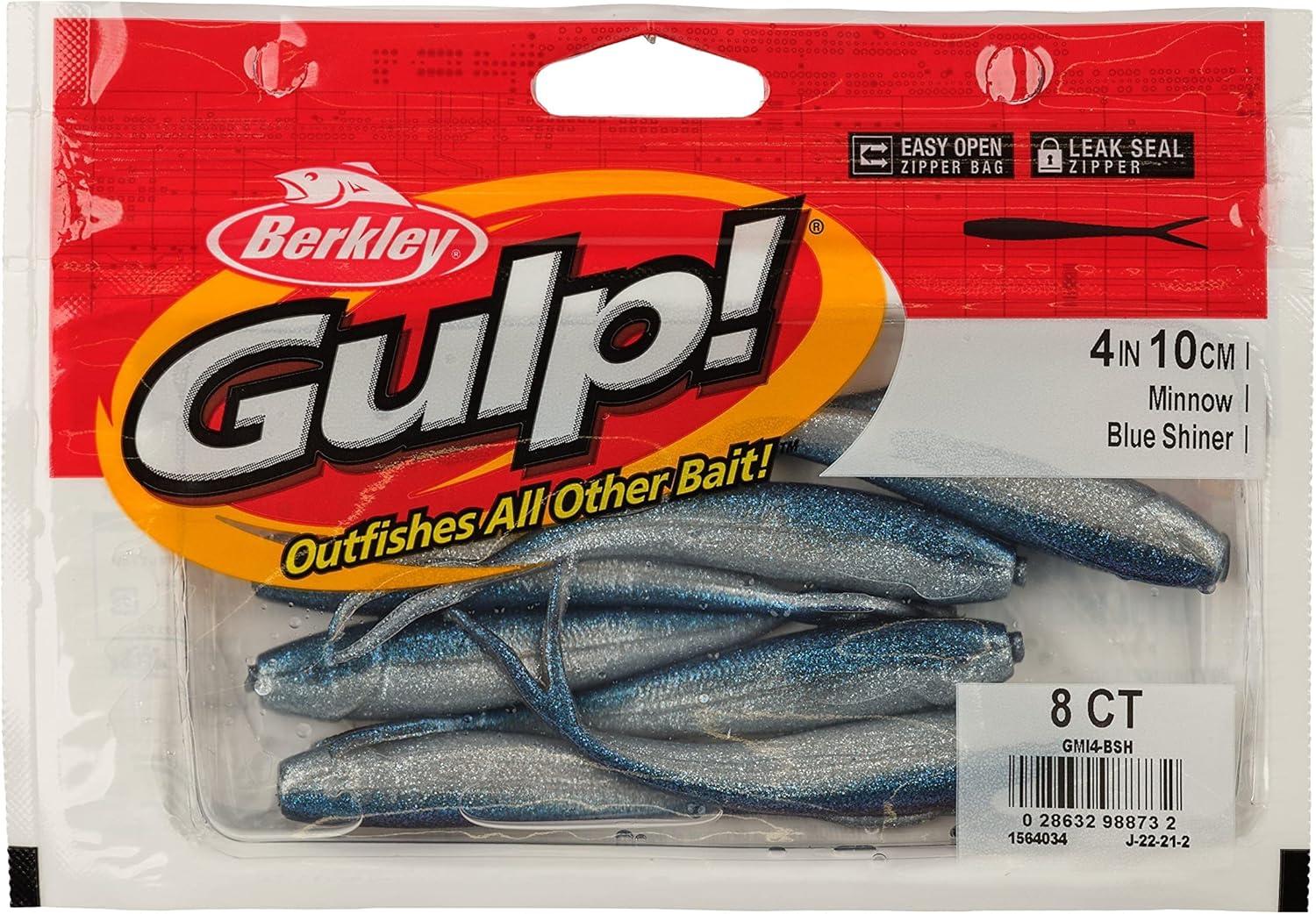 imageBerkley Gulp Minnow Fishing Soft BaitBlue Shiner