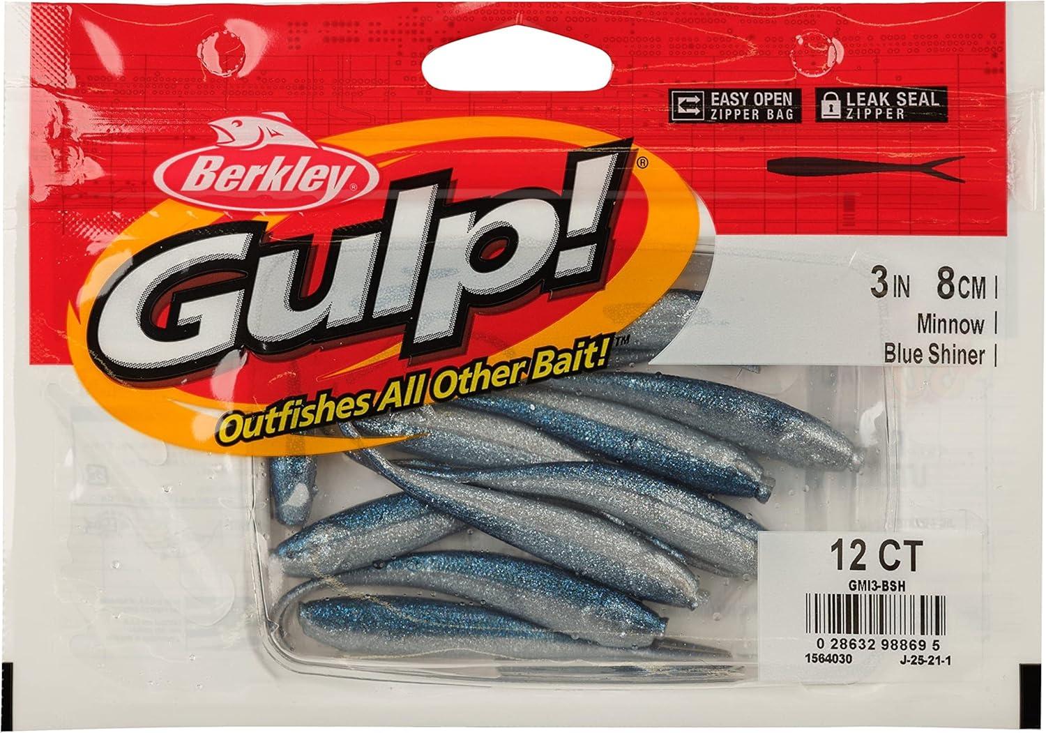 imageBerkley Gulp Minnow Fishing Soft BaitBlue Shiner