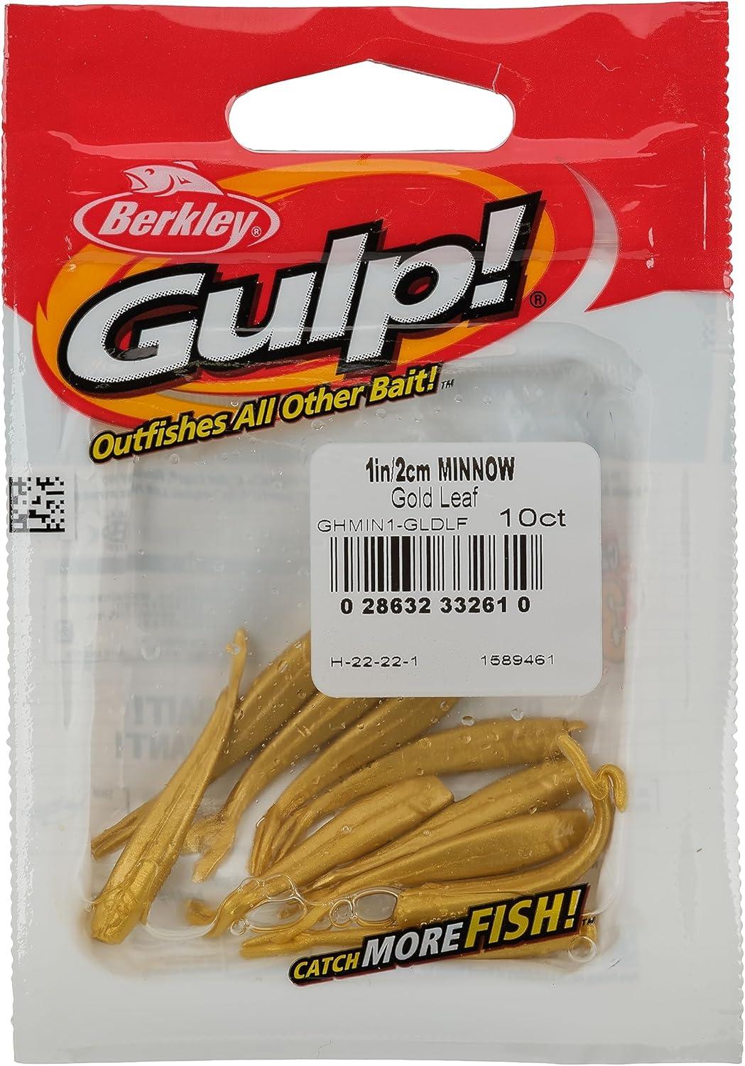 imageBerkley Gulp Minnow Fishing Soft BaitGold Leaf