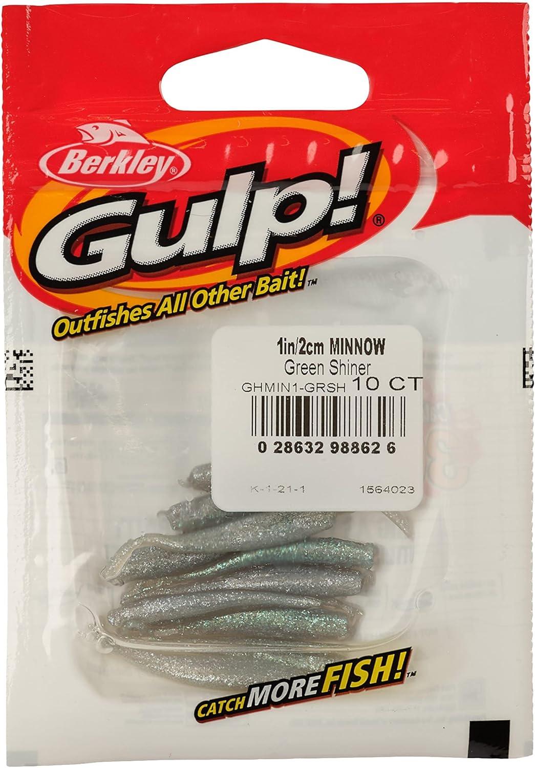 imageBerkley Gulp Minnow Fishing Soft BaitGreen Shiner