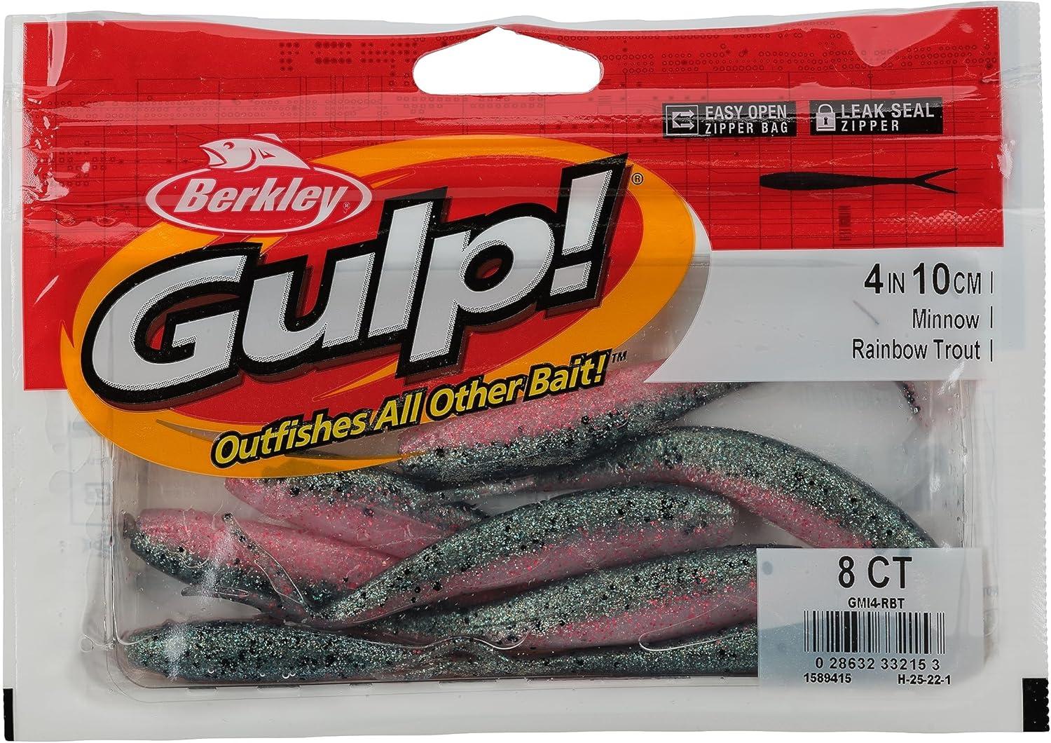 imageBerkley Gulp Minnow Fishing Soft BaitRainbow Trout