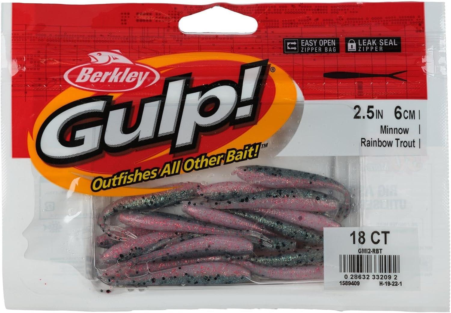 imageBerkley Gulp Minnow Fishing Soft BaitRainbow Trout