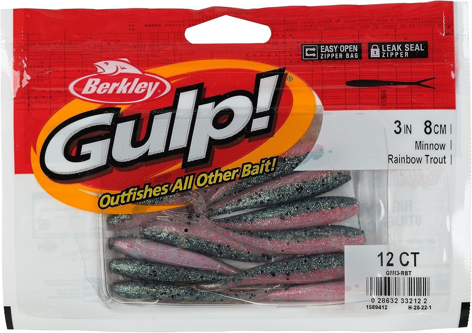 imageBerkley Gulp Minnow Fishing Soft BaitRainbow Trout