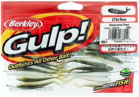 imageBerkley Gulp Minnow Fishing Soft BaitWatermelon Pearl