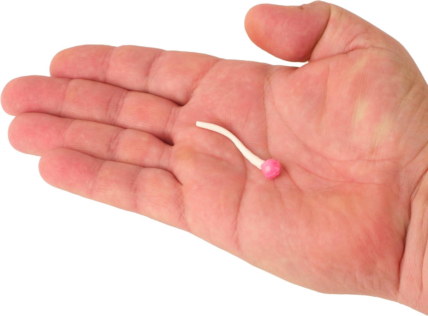 imageBerkley PowerBait Floating Mice Tails Fishing Soft Bait 1BubblegumWhite