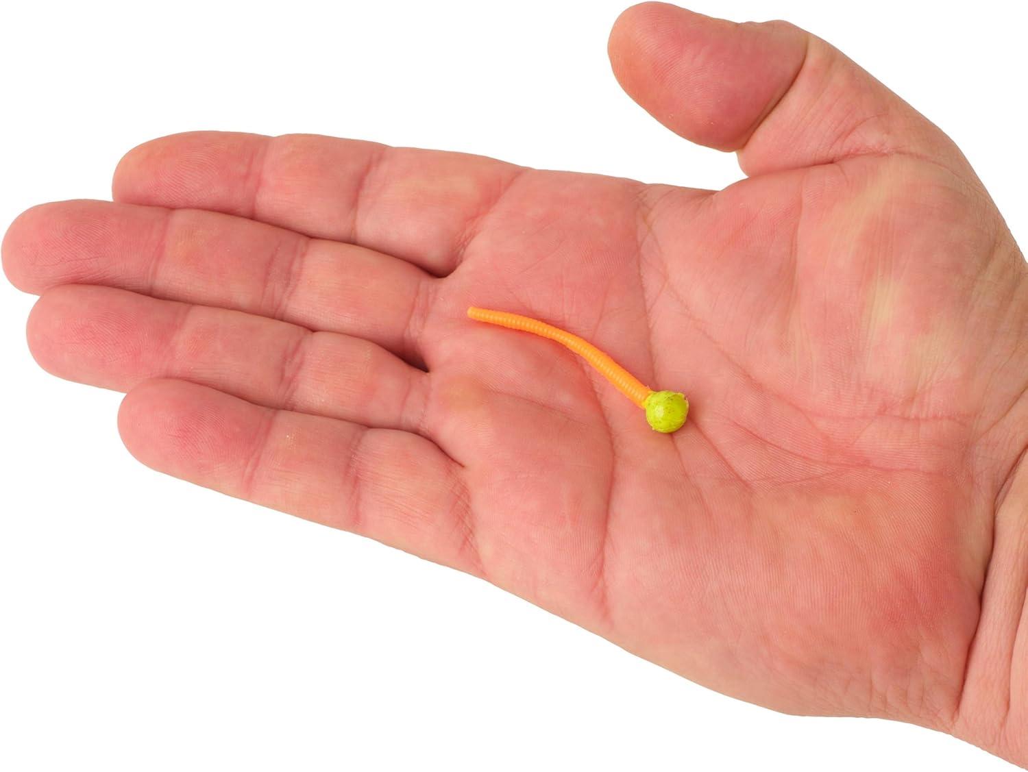 imageBerkley PowerBait Floating Mice Tails Fishing Soft Bait 1ChartreuseFluorescent Orange