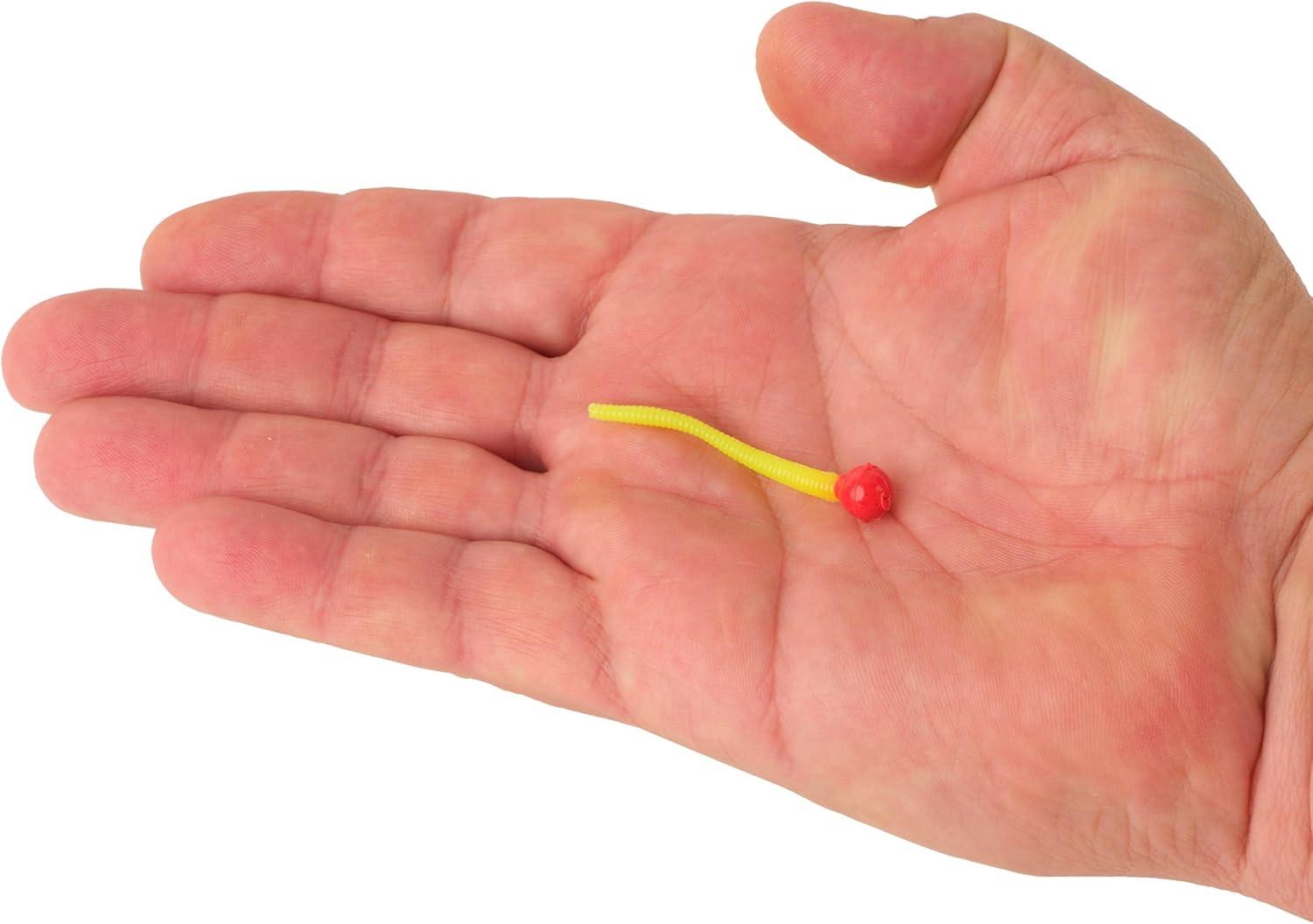 imageBerkley PowerBait Floating Mice Tails Fishing Soft Bait 1Fluorescent RedChartreuse