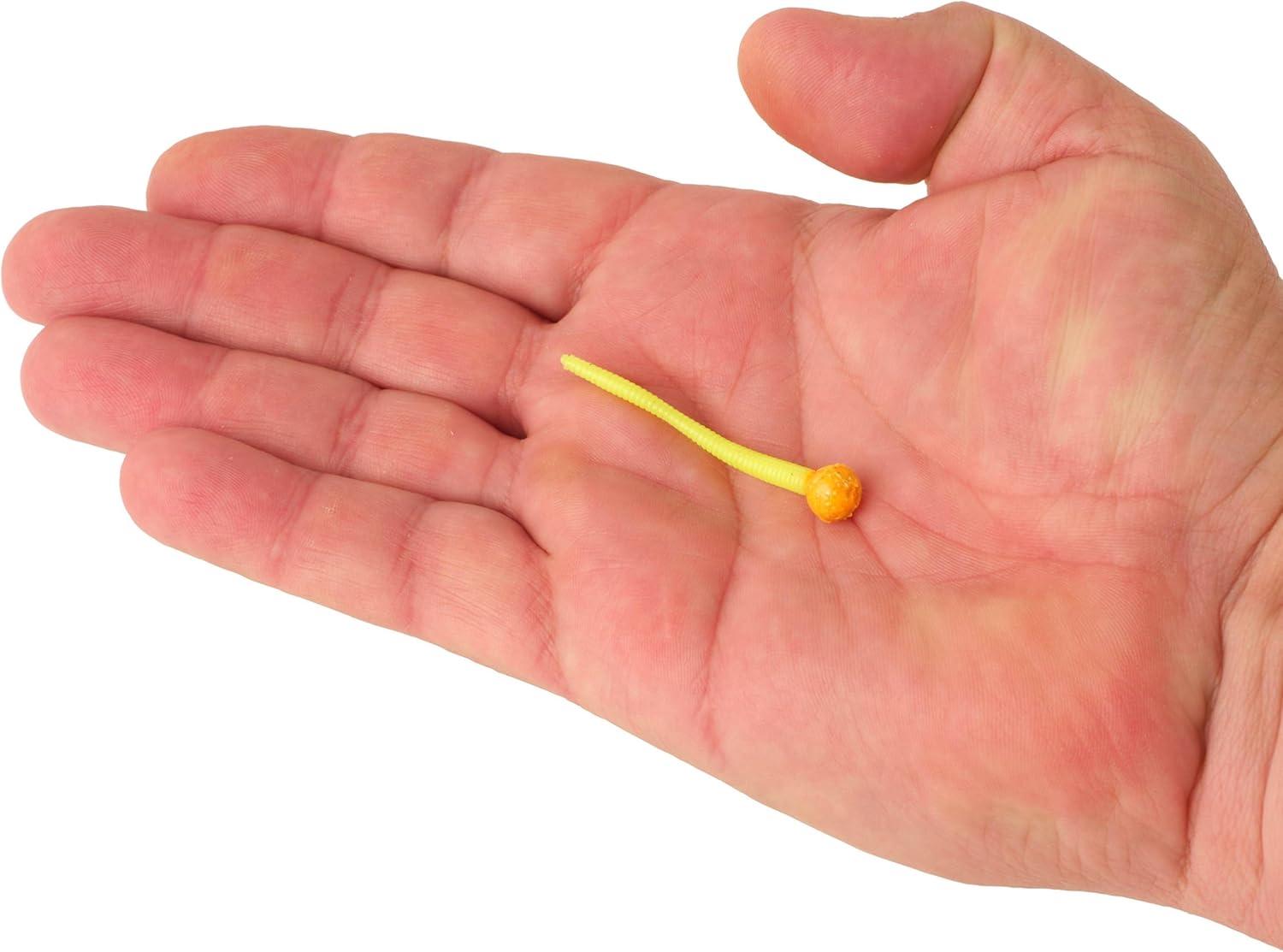 imageBerkley PowerBait Floating Mice Tails Fishing Soft Bait 1Orange SilverChartreuse