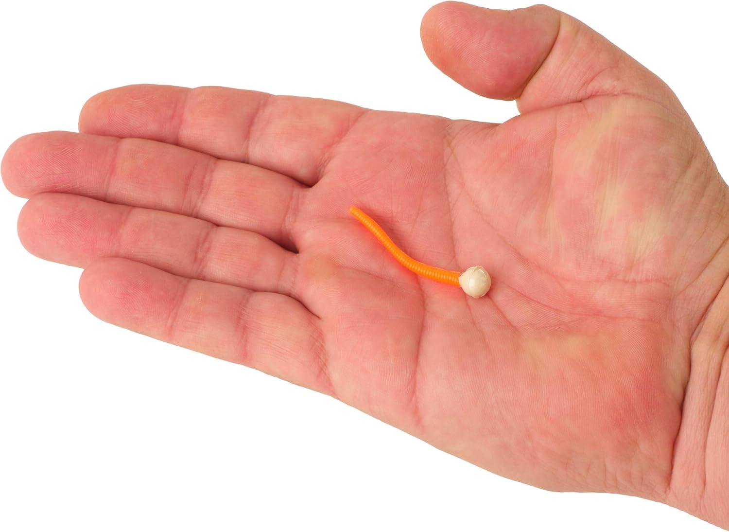 imageBerkley PowerBait Floating Mice Tails Fishing Soft Bait 1Pearl WhiteFluorescent Orange